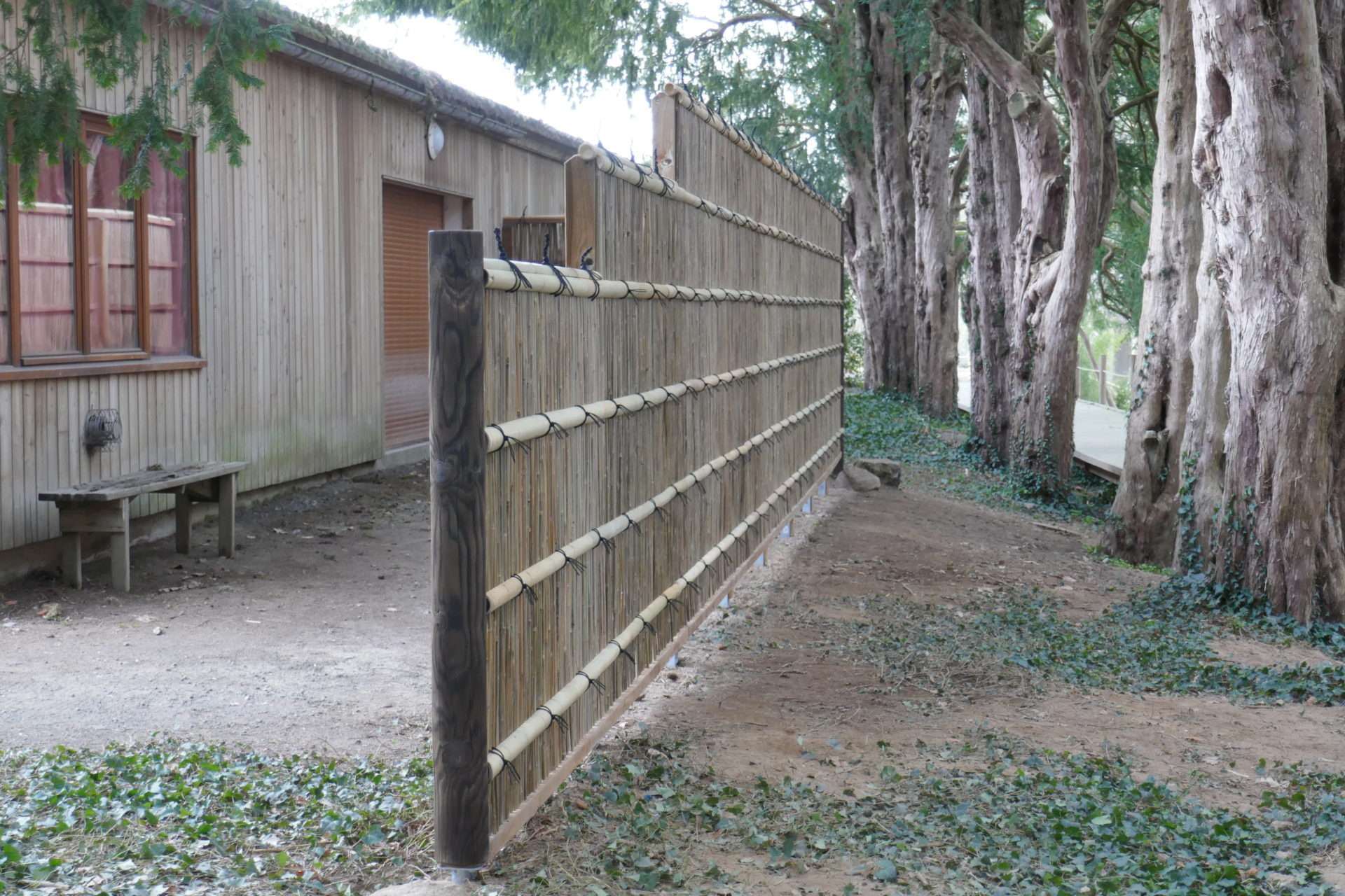 palissade bambou japonaise shimizu gaki