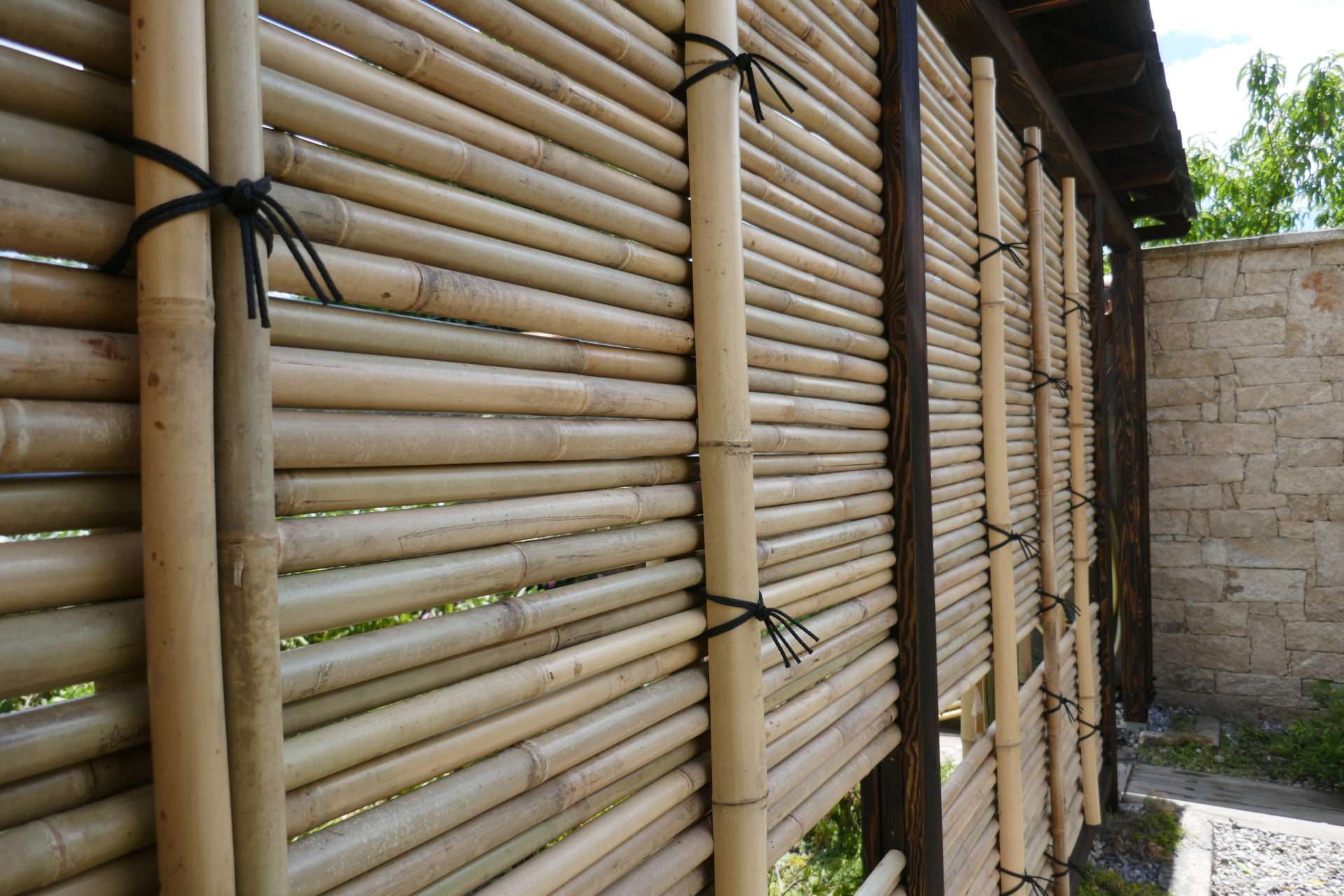 Brise-vue Misu-gaki détails bambou